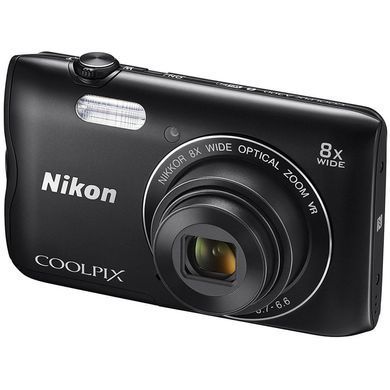 Цифровой фотоаппарат Nikon Coolpix A300 Black+8GB+case (VNA961K003)