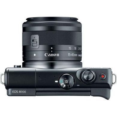 Цифровой фотоаппарат Canon EOS M100 + 15-45 IS STM Black (2209C048)