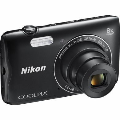 Цифровой фотоаппарат Nikon Coolpix A300 Black+8GB+case (VNA961K003)