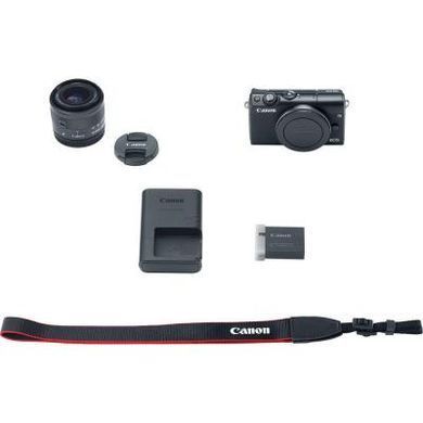 Цифровой фотоаппарат Canon EOS M100 + 15-45 IS STM Black (2209C048)
