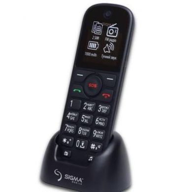Мобильный телефон Sigma Comfort 50 Senior Black (4827798212417)