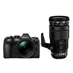 Цифровой фотоаппарат OLYMPUS E-M1 mark II Double Zoom PRO 12-40+40-150Kit B/B/B (V207061BE010)