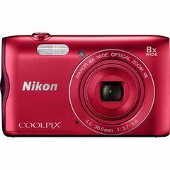 Цифровой фотоаппарат Nikon Coolpix A300 Red + Case + SD8Gb (VNA963K003)