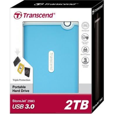 Внешний жесткий диск 2.5" 2TB Transcend (TS2TSJ25M3B)