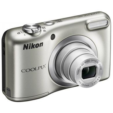 Цифровой фотоаппарат Nikon Coolpix A10 Silver (VNA980E1)