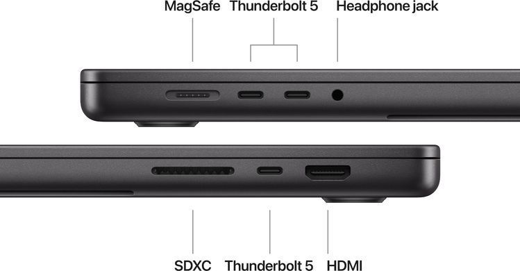 Ноутбук Apple MacBook Pro 16" Late 2024 Space Black (MX313) Certified Refurbished