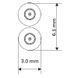 Кабель мультимедийный Jack 3.5mm папа/2xJack 3.5mm мама 0.2m Techlink (726020)