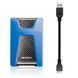 Внешний жесткий диск 2.5" 2TB ADATA (AHD650-2TU31-CBL)