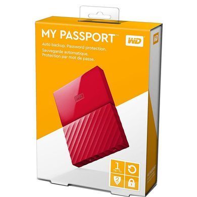Внешний жесткий диск 2.5" 1TB Western Digital (WDBYNN0010BRD-WESN)