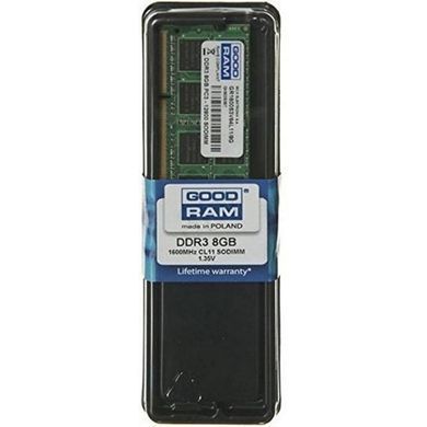 Модуль памяти для ноутбука SoDIMM DDR3L 8GB 1600 MHz GOODRAM (GR1600S3V64L11/8G)