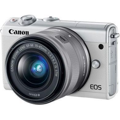 Цифровой фотоаппарат Canon EOS M100 15-45 IS STM Kit White (2210C048)