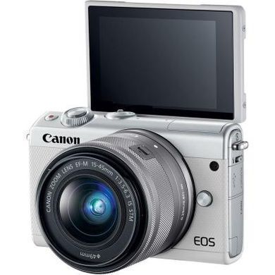 Цифровой фотоаппарат Canon EOS M100 15-45 IS STM Kit White (2210C048)