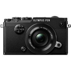 Цифровой фотоаппарат OLYMPUS PEN-F Pancake Zoom 14-42 Kit black/black (V204061BE000)