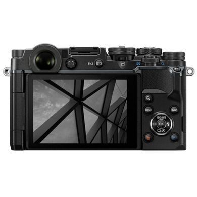 Цифровой фотоаппарат OLYMPUS PEN-F Pancake Zoom 14-42 Kit black/black (V204061BE000)
