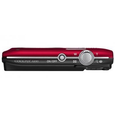 Цифровой фотоаппарат Nikon Coolpix A100 Red (VNA972E1)