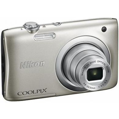 Цифровой фотоаппарат Nikon Coolpix A100 Silver (VNA970E1)