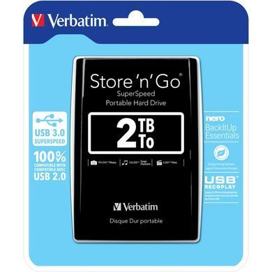Внешний жесткий диск 2.5" 2TB Verbatim (53177)