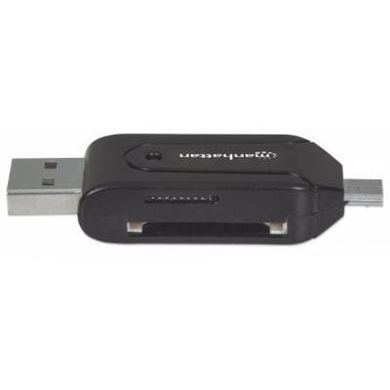 Считыватель флеш-карт Manhattan imPORT Reader (406215)