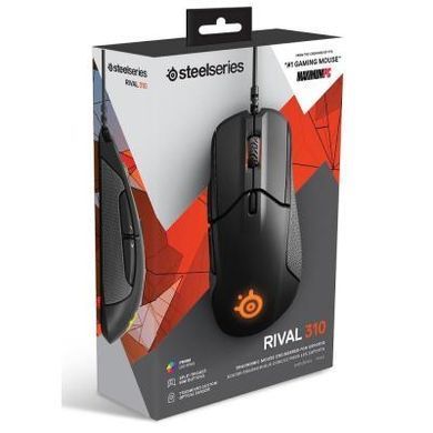 Мышка SteelSeries Rival 310 black (62433)