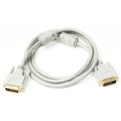 Кабель мультимедийный DVI-D to DVI-D 1.5m PowerPlant (KD00AS1283)