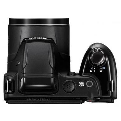 Цифровой фотоаппарат Nikon Coolpix L340 Black (VNA780E1)