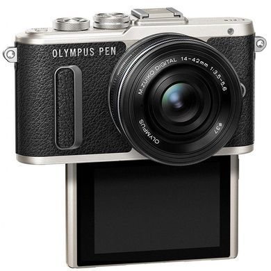 Цифровой фотоаппарат OLYMPUS E-PL8 14-42 mm Pancake Zoom Kit black/black (V205082BE000)