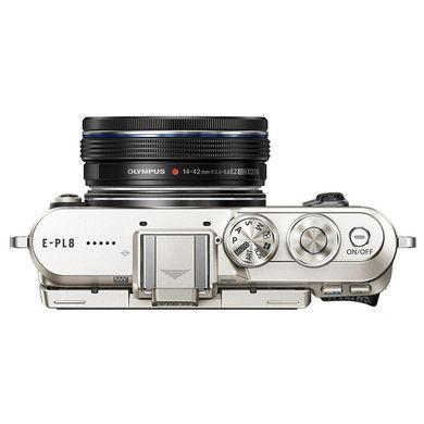 Цифровой фотоаппарат OLYMPUS E-PL8 14-42 mm Pancake Zoom Kit black/black (V205082BE000)