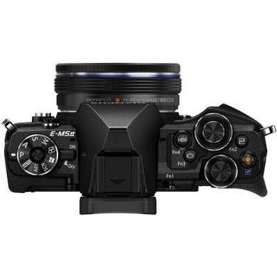 Цифровой фотоаппарат OLYMPUS E-M5 mark II Pancake Zoom 14-42 Kit black/black (V207044BE000)