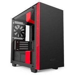 Корпус NZXT H400i MATTE BLACK/RED (CA-H400W-BR)