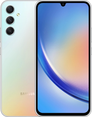 Смартфон Samsung Galaxy A34 5G 6/128GB Silver (SM-A346EZSA)
