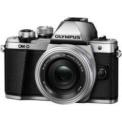Цифровой фотоаппарат OLYMPUS E-M10 mark II Pancake Zoom 14-42 Kit silver/silver (V207052SE000)