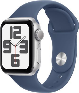 Смарт-часы Apple Watch SE 2 GPS 40mm Silver Aluminium Case w. Denim Sport Band - M/L (MXED3)