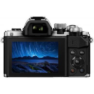 Цифровой фотоаппарат OLYMPUS E-M10 mark II Pancake Zoom 14-42 Kit silver/silver (V207052SE000)