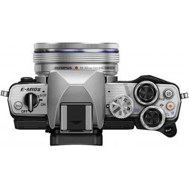 Цифровой фотоаппарат OLYMPUS E-M10 mark II Pancake Zoom 14-42 Kit silver/silver (V207052SE000)