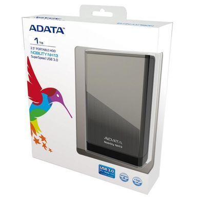 Внешний жесткий диск 2.5" 1TB ADATA (ANH13-1TU3-CBK)