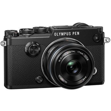 Цифровой фотоаппарат OLYMPUS PEN-F 17mm 1:1.8 Kit black/black (V204063BE000)