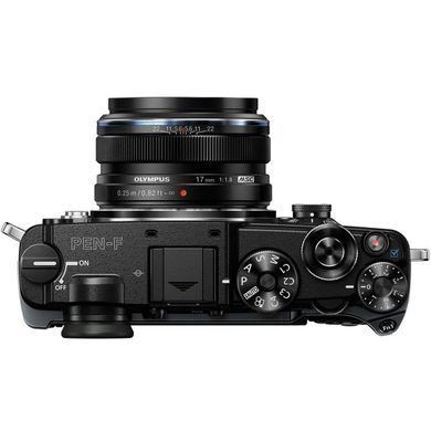 Цифровой фотоаппарат OLYMPUS PEN-F 17mm 1:1.8 Kit black/black (V204063BE000)