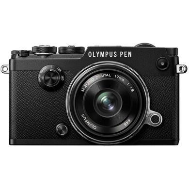 Цифровой фотоаппарат OLYMPUS PEN-F 17mm 1:1.8 Kit black/black (V204063BE000)