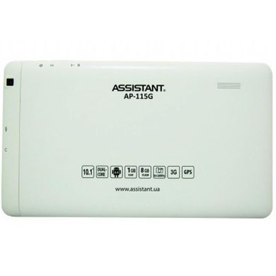 Планшет Assistant AP-115G White Quad