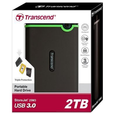 Внешний жесткий диск 2.5" 2TB Transcend (TS2TSJ25M3E)