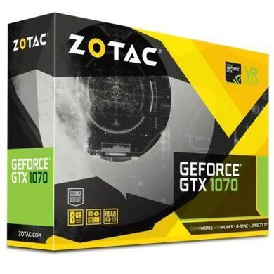 Видеокарта ZOTAC GeForce GTX1070 8192Mb Mini (ZT-P10700G-10M)