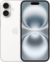 Смартфон Apple iPhone 16 256GB eSIM White (MYAY3)