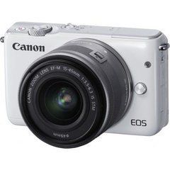 Цифровой фотоаппарат Canon EOS M10 + 15-45 IS STM Kit White (0922C040)
