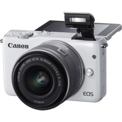 Цифровой фотоаппарат Canon EOS M10 + 15-45 IS STM Kit White (0922C040)