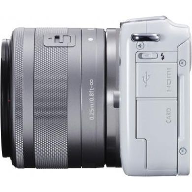 Цифровой фотоаппарат Canon EOS M10 + 15-45 IS STM Kit White (0922C040)