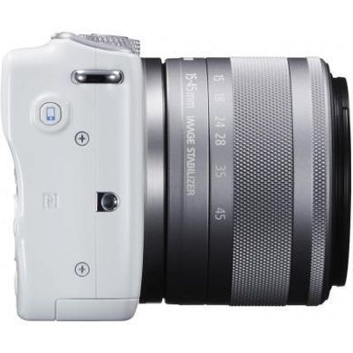 Цифровой фотоаппарат Canon EOS M10 + 15-45 IS STM Kit White (0922C040)