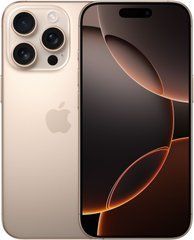 Смартфон Apple iPhone 16 Pro 256GB eSIM Desert Titanium (MYMJ3)