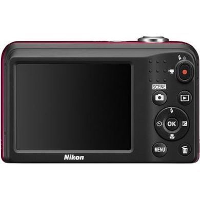 Цифровой фотоаппарат Nikon Coolpix A10 Red (VNA982E1)