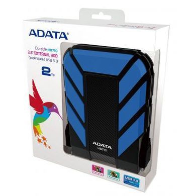 Внешний жесткий диск 2.5" 2TB ADATA (AHD710-2TU3-CBL)