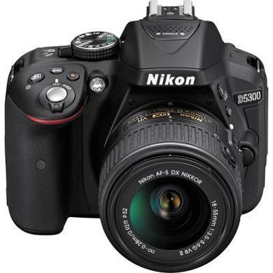 Цифровой фотоаппарат Nikon D5300 + AF-P 18-55 Non-VR KIT (VBA370K016)